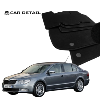 Covorase auto mocheta, Skoda Superb (2008-2013)