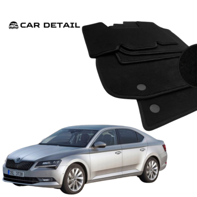 Covorase auto mocheta, Skoda Superb (Mk3) B8 MQB 3V 2015-2024 liftback estete combi 5 usi