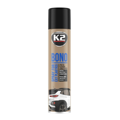 K2 BONO – Restaurator Plastic Exterior cu Protecție UV, pentru Bare și Capace Roți