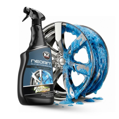 K2 NEORIM FAST&FURIOUS 700ml, Soluție de curățat jante și anvelope Neon