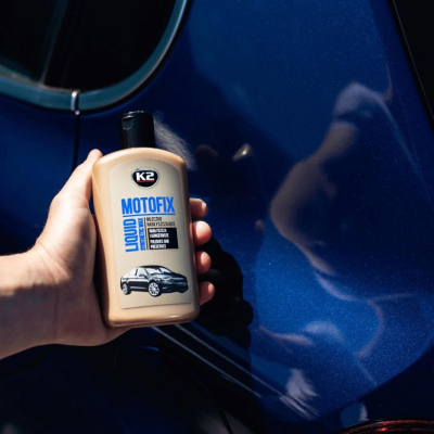 K2 Motofix – Ceară Lichidă Premium cu Ceruri Sintetice, Efect Oglindă, 250ml