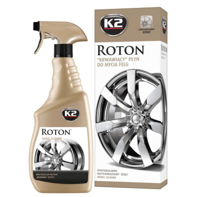 K2 Roton 700ml, Solutie de curatat jante cu efect rosu