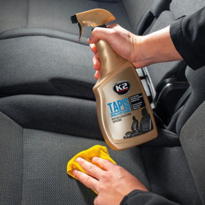 K2 TAPIS – Detergent Profesional pentru Tapițerie Auto, Elimină Aproape 100 de Tipuri de Pete