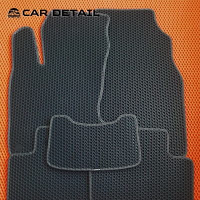 Covorase auto din EVA, Renault Kadjar (2015-2018) Negru cu margine gri
