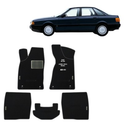 Covorase auto din EVA, Audi 80 B3 (1986-1991)
