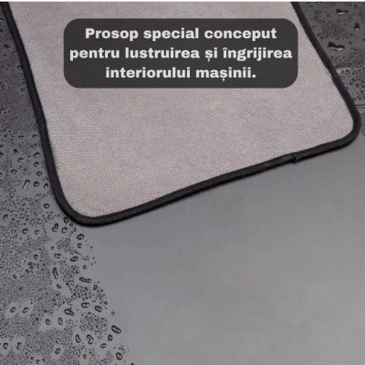 Prosop Auto Premium Ultra-Absorbant, Microfibra Dubla Fata, Uscare Rapida, Ideal pentru Intretinerea Auto - 50x70 cm, 750 GSM